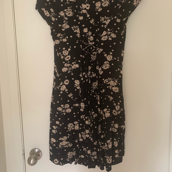 Navy rose pattern dress - Picture 2 of 2